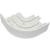 Gardinia Rundbogen P2Ü Weiß 13,5 cm x 13,5 cm 2-er Pack