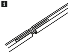 Gardinia Schienenverbinder für Vorhangschiene 13mm Transparent