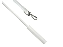 Gardinia Schleuderstab Metall Weiß 75 cm 2-er Pack