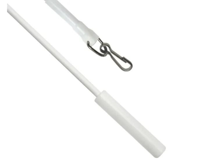 Gardinia Schleuderstab Metall Weiß 75 cm 2-er Pack