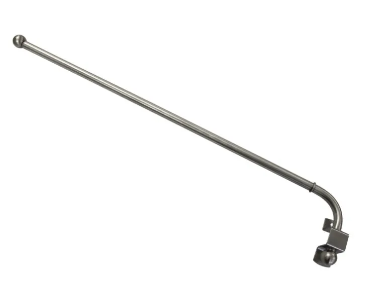 Gardinia Schwenkstange Ø 12 mm Edelstahloptik 55 cm - 85 cm