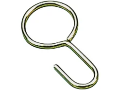Gardinia Seilhaken Nickel 20-er Pack
