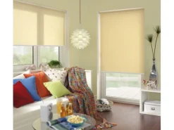 Gardinia Seitenzug-Rollo Uni Trend 102 cm x 180 cm Champagner
