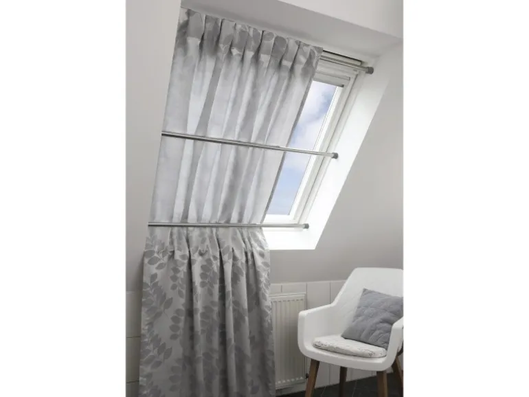 Gardinia Spannstange Ø 23/26 mm Nickel-Optik 125 cm - 220 cm