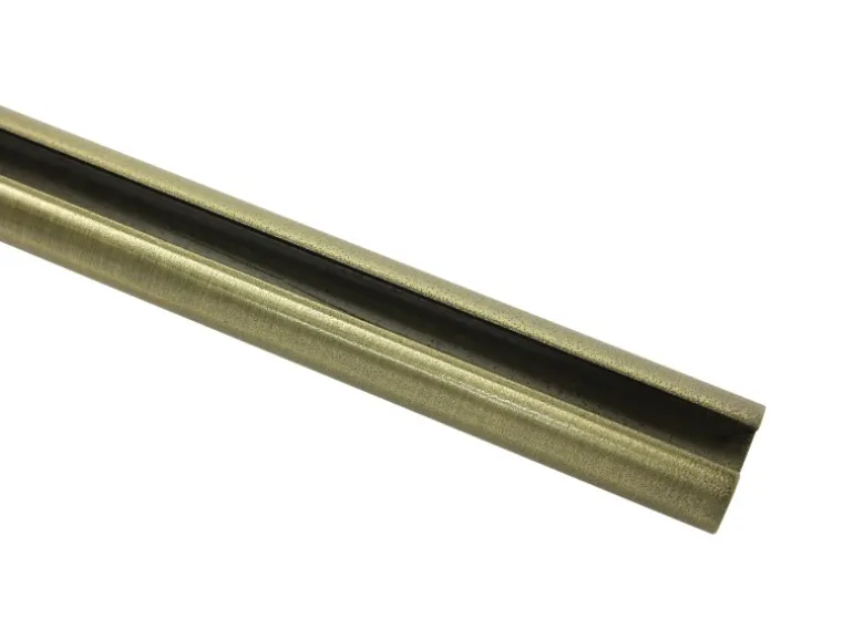 Gardinia Stange Innenlauf Memphis Ø 16 mm Messing-Antik 240 cm