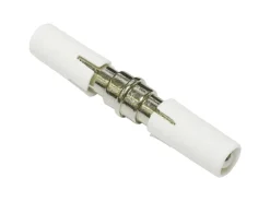 Gardinia Stangenverbinder New York Ø 12 mm Weiß