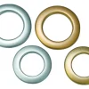 Gardinia Stoffösen Silber matt 4,6 cm x 2,8 cm 10-er Pack