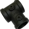 Gardinia T - Stück Industrial Home Ø 25 mm Schwarz