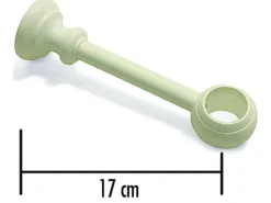 Gardinia Träger Bifo für Ø 28 mm geschlossen Weiß 17 cm