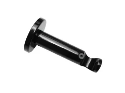 Gardinia Träger Chicago für Ø 20 mm offen Schwarz 8 cm