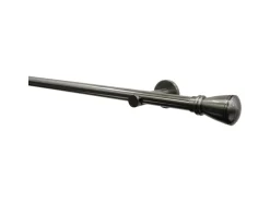 Gardinia Träger Chicago für Ø 20 mm offen Titan 8 cm