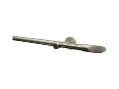 Gardinia Träger Chicago für Ø 20 mm offen Edelstahloptik 8 cm