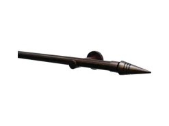 Gardinia Träger Chicago für Ø 20 mm offen Bronze 8 cm