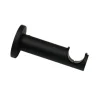 Gardinia Träger Denver offen für Ø 25 mm 9 cm Schwarz Matt