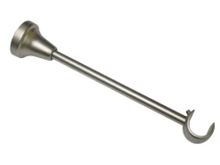 Gardinia Träger Europa für Ø 19 mm offen Silber-Satin 20 cm