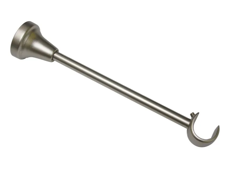 Gardinia Träger Europa für Ø 19 mm offen Silber-Satin 20 cm