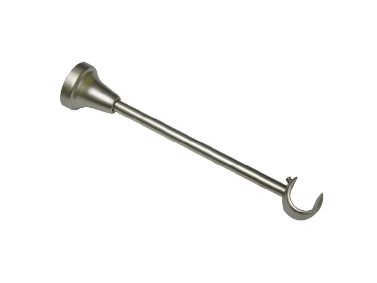 Gardinia Träger Europa für Ø 19 mm offen Silber-Satin 20 cm