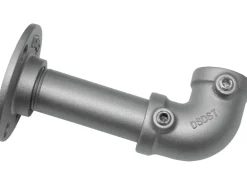 Gardinia Träger Industrial Home für Gardinenstange Ø 25 mm Silber 10 cm