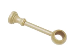 Gardinia Träger Lugano für Ø 28 mm geschlossen Natur 17 cm