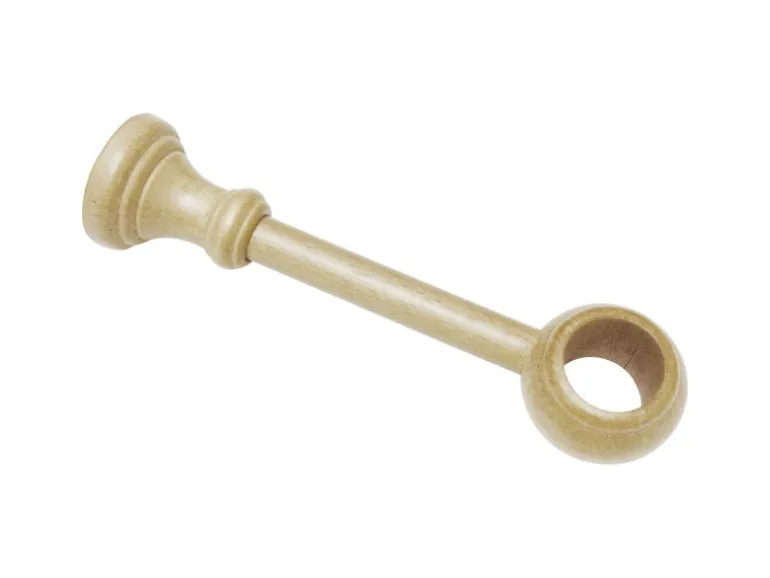 Gardinia Träger Lugano für Ø 28 mm geschlossen Natur 17 cm