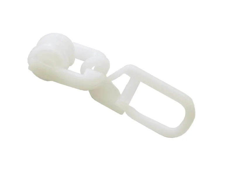Gardinia T-Rollringe mit Faltenlegehaken Weiß 20-er Pack