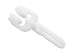 Gardinia T-Rollringe mit Faltenlegehaken Weiß 20-er Pack