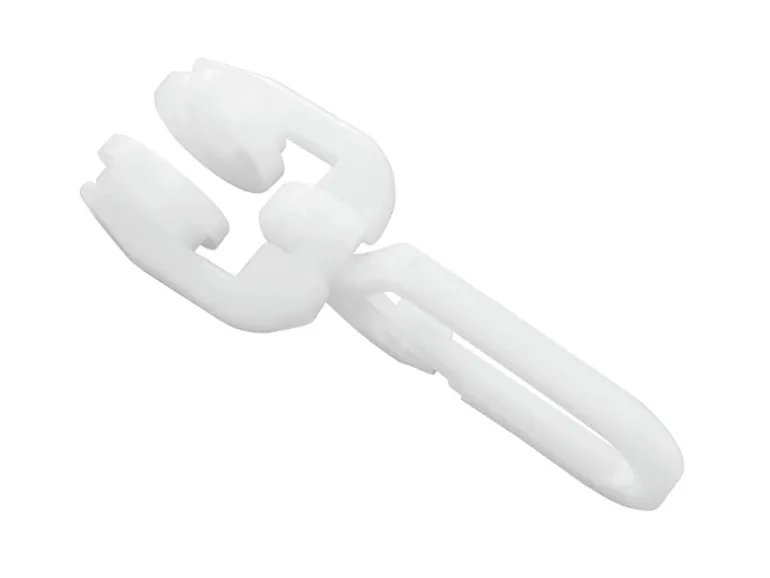 Gardinia T-Rollringe mit Faltenlegehaken Weiß 20-er Pack