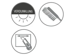 Gardinia Verdunkelungsrollo Blackout 162 cm x 180 cm Dunkelblau
