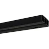 Gardinia Vorhangschienen-Set 1-Lauf Schwarz 150 cm