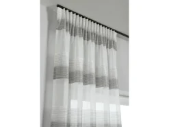Gardinia Vorhangschienen-Set Lucy 1-läufig Schwarz-Matt 160 cm