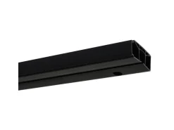 Gardinia Vorhangschienen-Set 1-Lauf Schwarz 210 cm