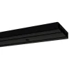 Gardinia Vorhangschienen-Set 2-Lauf Schwarz 210 cm