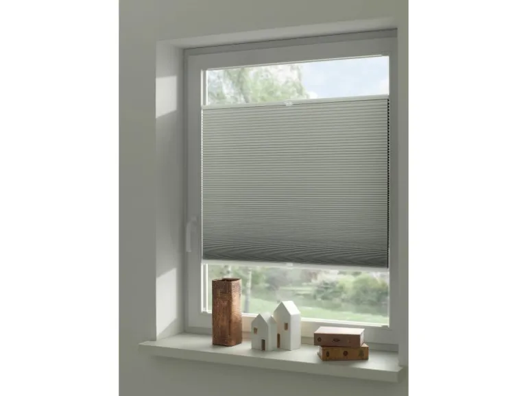 Gardinia Wabenplissee Concept Thermo energiesparend Abdunklung 90 x 130 cm Weiß