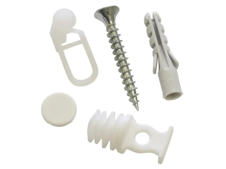 Gardinia Zubehör-Set Vorhangschiene 2-läufig Weiß