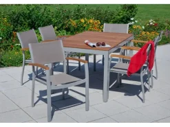 Gartenmöbelgruppe Naxos 7-teilig