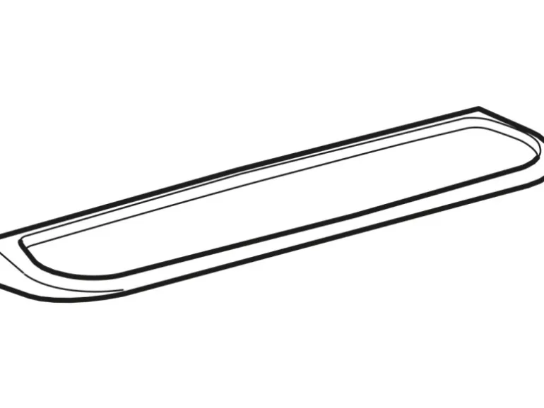 Geberit Wandablage 50 x 14 cm Renova Alpinweiß