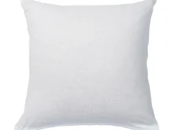 Gefülltes Kissen 40 cm x 40 cm Blockstreifen Beige