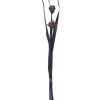 Getrockneter Dekostrauß Dahlie Midnight Mystery 95 cm Lila-Schwarz