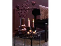Getrockneter Dekostrauß Dahlie Midnight Mystery 95 cm Lila-Schwarz