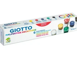 Giotto Malfertige Deckfarben 6 x 18 ml