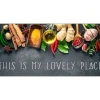 Glas-Art This IsLovely Place II 30 cm x 80 cm