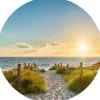 Glasbild Sylt l 30 cm x 30 cm
