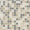Glasmosaikmatte Grey-Brown-Beige 32,6 cm x 32,6 cm