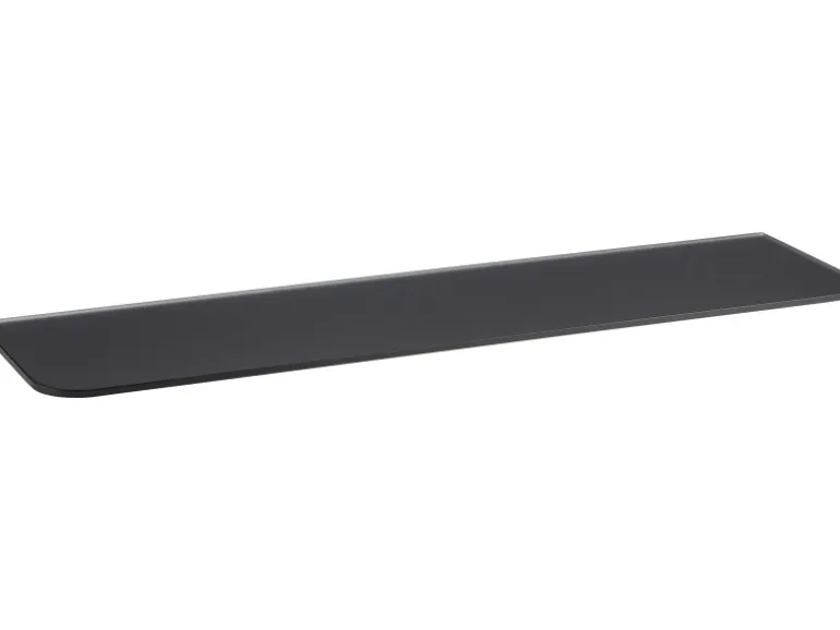 Glasregal Bransley 0,6 cm x 60 cm x 15 cm Schwarz