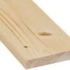 Glattkantbrett Fichte/Tanne gehobelt gefast 18 mm x 95 mm x 2100 mm