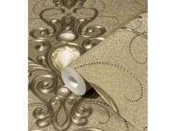 Glööckler Vliestapete Imperial Florale Ornamente Gold