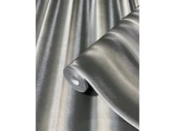 Glööckler Vliestapete Imperial Welle Anthrazitmetallic