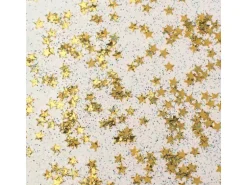 Glitterglue Flasche 53 ml Dosierverschluss Confetti Sterne Gold