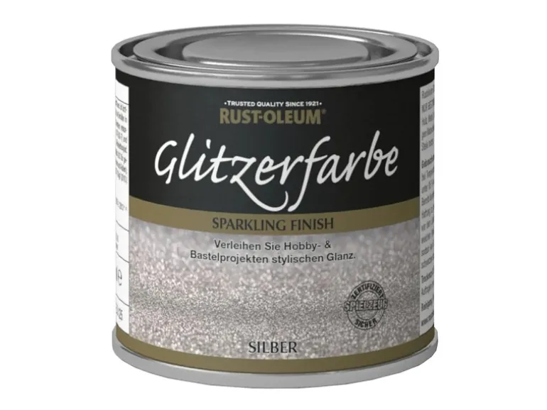 Glitzerfarbe Silber 125ml