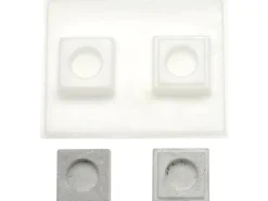 Glorex Gießform Teelichthalter 7 cm x 7 cm Quadratisch